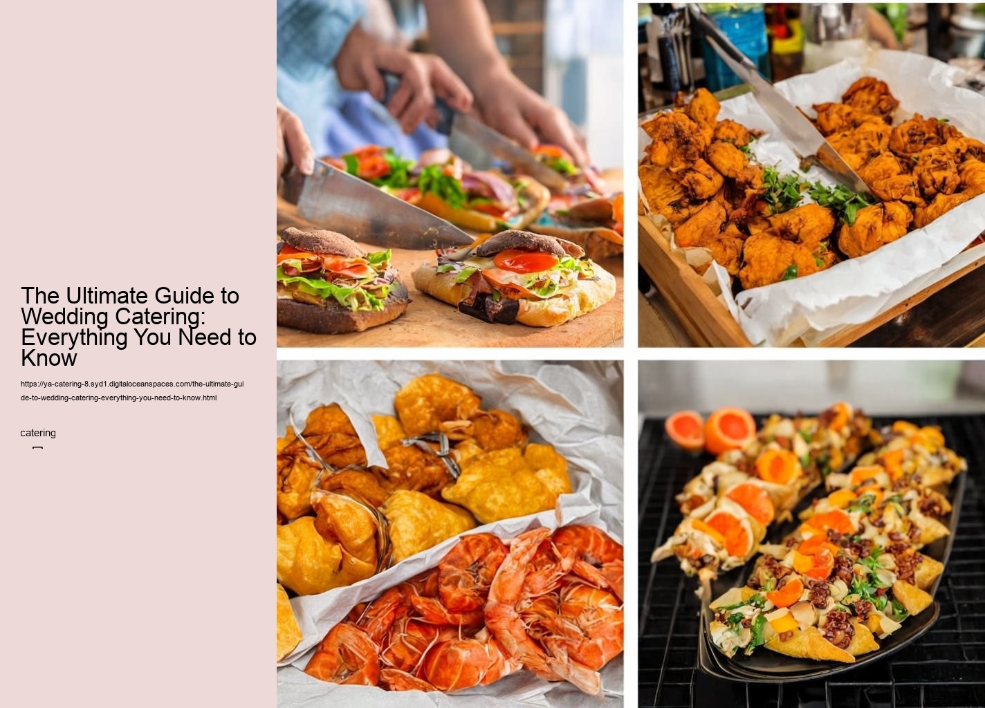 The Ultimate Guide to Wedding Catering: Everything You Need to Know